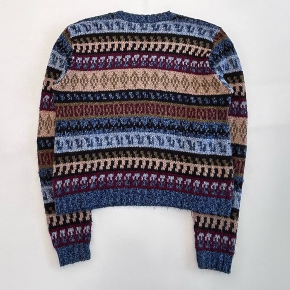 Vintage 90’s Sweater Project Acrylic Knit V Nexk Sweater Size Women’s Large - Picture 2 of 5